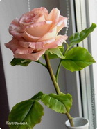 Розы из холодного фарфора